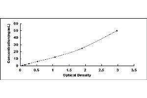 Typical standard curve (CRAT Kit ELISA)
