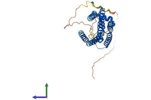 AlphaFold protein structure predicition of Mouse Recombinant Faim2 Protein, UniprotID Q8K097