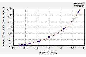 Typical standard curve (TXNRD1 Kit ELISA)