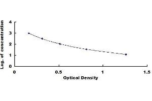 Typical standard curve