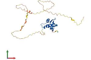 AlphaFold protein structure predicition of Human Recombinant SPI1 Protein, UniprotID P17947