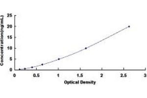 Typical standard curve (Glucose Oxidase Kit ELISA)