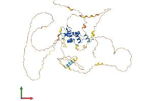 AlphaFold protein structure predicition of Human Recombinant ETV3 Protein, UniprotID P41162