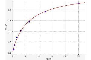 Typical standard curve (WNT5A Kit ELISA)