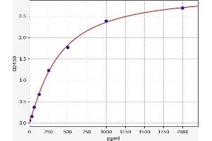 Typical standard curve (NGFB Kit ELISA)
