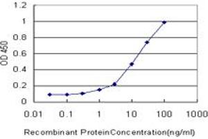 Detection limit for recombinant GST tagged SMAD2 is approximately 0.
