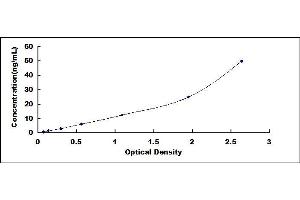 Typical standard curve (CYP3A1 Kit ELISA)