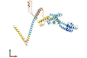 AlphaFold protein structure predicition of Human Recombinant CATSPER4 Protein, UniprotID Q7RTX7