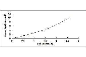 Typical standard curve (EGFL7 Kit ELISA)