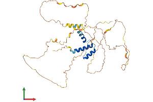 AlphaFold protein structure predicition of Human Recombinant SSBP4 Protein, UniprotID Q9BWG4