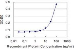 Detection limit for recombinant GST tagged NOG is 3 ng/ml as a capture antibody. (NOG anticorps  (AA 28-232))