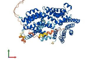 AlphaFold protein structure predicition of Mouse Recombinant Ttc39b Protein, UniprotID Q8BYY4