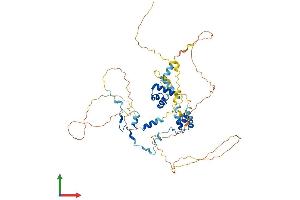 AlphaFold protein structure predicition of Human Recombinant MIER1 Protein, UniprotID Q8N108