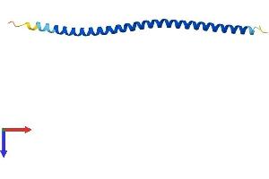 AlphaFold protein structure predicition of Human Recombinant VAMP8 Protein, UniprotID Q9BV40