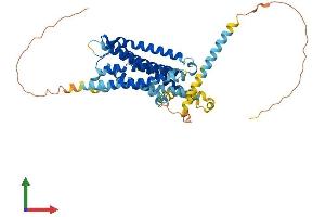 AlphaFold protein structure predicition of Mouse Recombinant Sstr3 Protein, UniprotID P30935