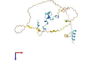 AlphaFold protein structure predicition of Mouse Recombinant Cdc42ep3 Protein, UniprotID Q9CQC5