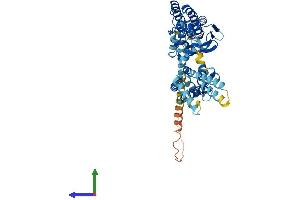 AlphaFold protein structure predicition of Mouse Recombinant Kcns1 Protein, UniprotID O35173