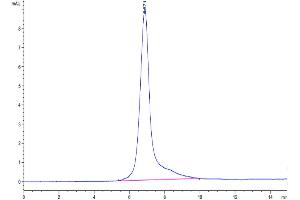 The purity of Human PODXL2 is greater than 95 % as determined by SEC-HPLC.