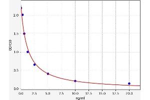 Typical standard curve (LMX1B Kit ELISA)
