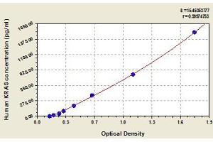 Typical standard curve (K-RAS Kit ELISA)
