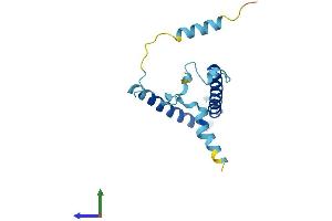 AlphaFold protein structure predicition of Human Recombinant PIGP Protein, UniprotID P57054