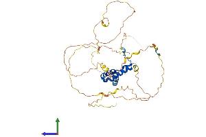 AlphaFold protein structure predicition of Mouse Recombinant Sox17 Protein, UniprotID Q61473