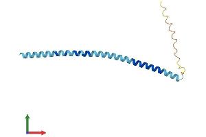 AlphaFold protein structure predicition of Human Recombinant SNCG Protein, UniprotID O76070