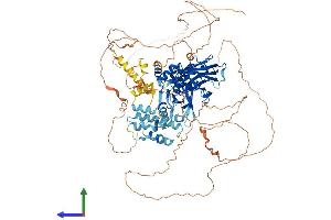 AlphaFold protein structure predicition of Mouse Recombinant Dnajc6 Protein, UniprotID Q80TZ3