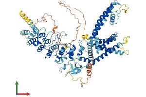AlphaFold protein structure predicition of Human Recombinant TRPV3 Protein, UniprotID Q8NET8
