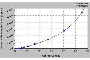 Typical standard curve (Carboxy Methyl Lysine Kit ELISA)