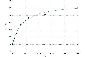 A typical standard curve (Notch1 Kit ELISA)