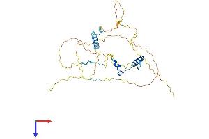 AlphaFold protein structure predicition of Mouse Recombinant Tssc4 Protein, UniprotID Q9JHE7