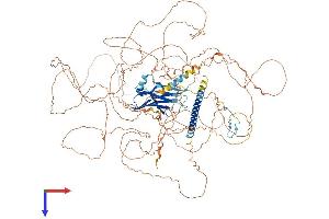 AlphaFold protein structure predicition of Human Recombinant PPP1R3A Protein, UniprotID Q16821