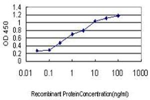 Detection limit for recombinant GST tagged CRIM1 is approximately 0.