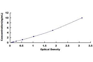 Typical Standard Curve (FBLIM1 Kit ELISA)