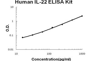 Human IL-22 Accusignal ELISA Kit Human IL-22 AccuSignal ELISA Kit standard curve. (IL-22 Kit ELISA)