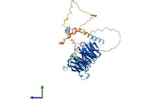AlphaFold protein structure predicition of Mouse Recombinant Plrg1 Protein, UniprotID Q922V4