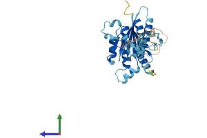 AlphaFold protein structure predicition of Human Recombinant GTF2H3 Protein, UniprotID Q13889