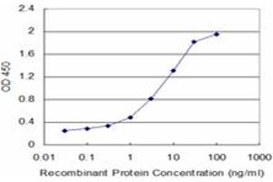 Detection limit for recombinant GST tagged FAS is approximately 0. (FAS anticorps  (AA 20-119))