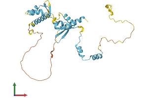 AlphaFold protein structure predicition of Mouse Recombinant Gtf2e2 Protein, UniprotID Q9D902