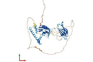 AlphaFold protein structure predicition of Human Recombinant SYTL1 Protein, UniprotID Q8IYJ3