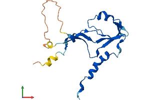 AlphaFold protein structure predicition of Mouse Recombinant Rnaseh2c Protein, UniprotID Q9CQ18