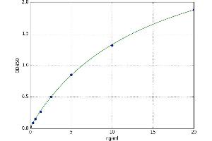 A typical standard curve