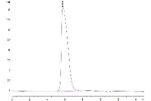 The purity of Human CD42a/GP9 is greater than 95 % as determined by SEC-HPLC.