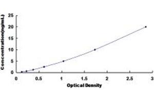 Typical standard curve (EPSTI1 Kit ELISA)