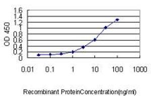Detection limit for recombinant GST tagged DNAJB4 is approximately 0.