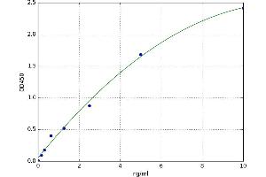 A typical standard curve