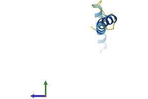 AlphaFold protein structure predicition of Human Recombinant SERP2 Protein, UniprotID Q8N6R1