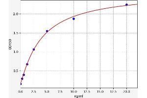 Typical standard curve (SEMA3G Kit ELISA)