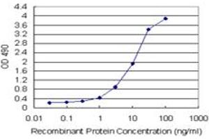 Sandwich ELISA detection sensitivity ranging from 0.